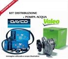 KIT DISTRIBUZIONE + POMPA + CINGHIA SERVIZI FORD FOCUS II C MAX 1.6 Tdci 90 110 cv